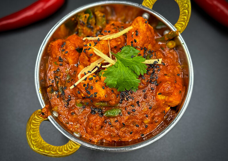 Jalfrezi chicken, kuchnia indyjska - Restauracja Atmosfera, zamów na dosyta.pl