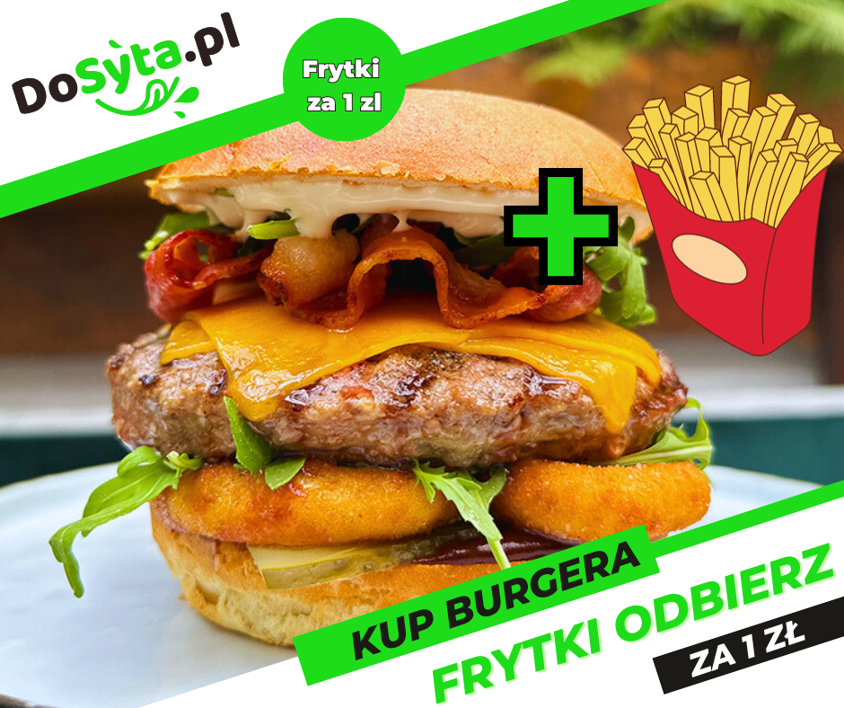 baner6 kup burgera frytki za 1 zł