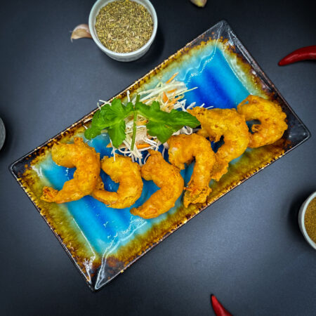 Golden fried prawns - Restauracja Atmosfera, zamów na dosyta.pl