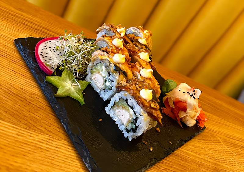 unagi futo uramaki premium - Restauracja Atmosfera, zamów na dosyta.pl